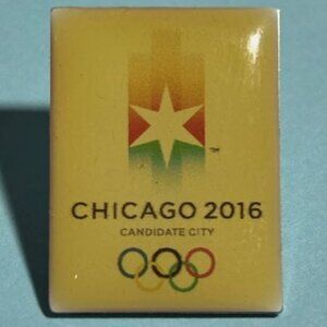2016 Olympic Applicant City Bid   ,Chicago , Candidate  Pin